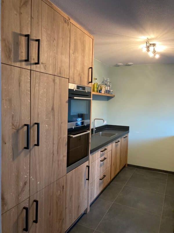 Massief eiken houten keuken - Afbeelding 4